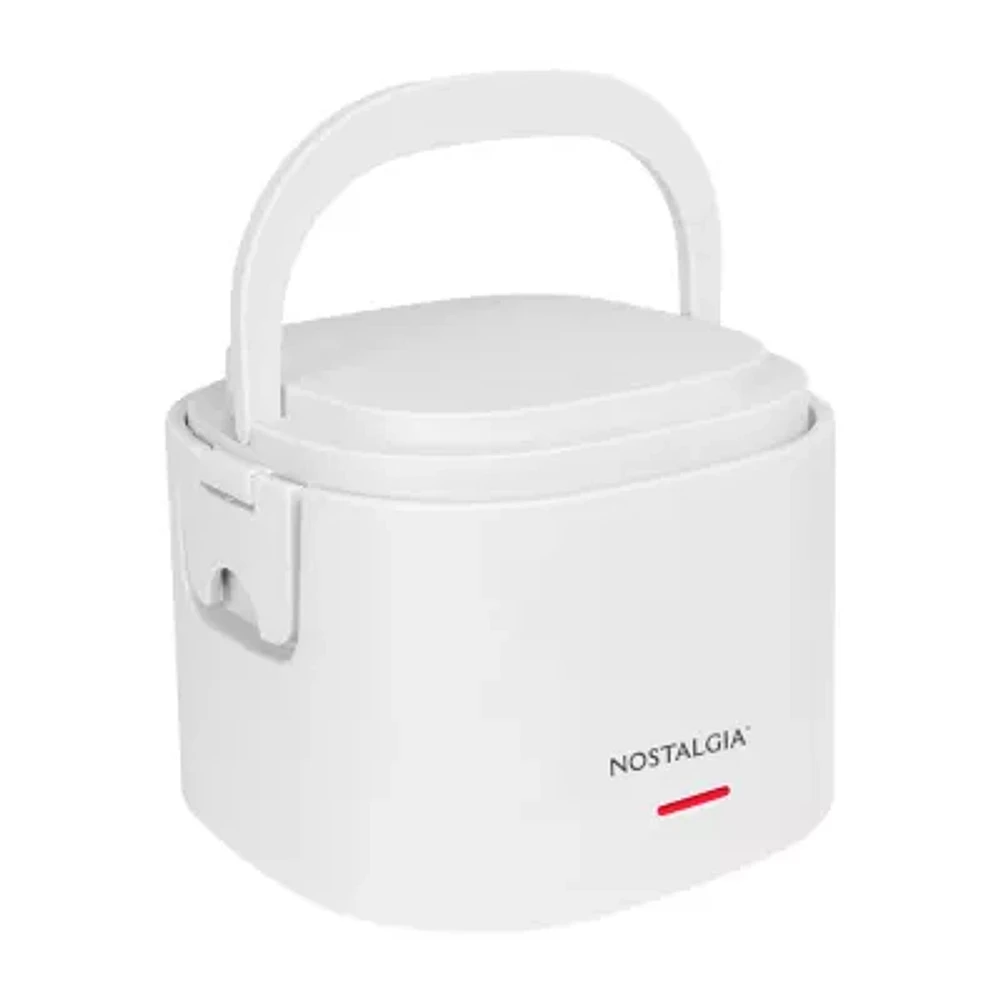 Nostalgia 20oz Portable Heated Lunchbox Slow Cooker