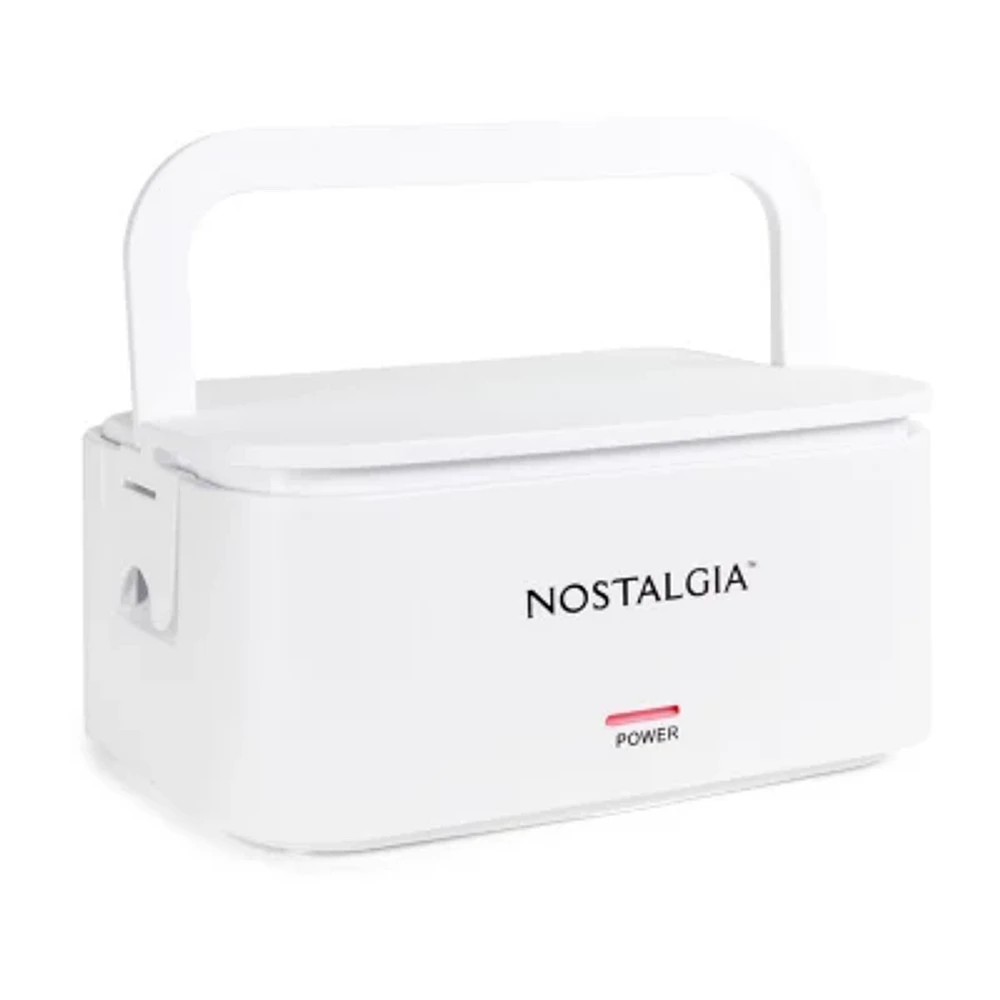 Nostalgia 32oz Portable Heated Lunchbox Slow Cooker