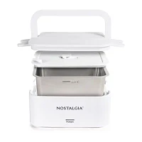 Nostalgia 32oz Portable Heated Lunchbox Slow Cooker