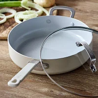 Bobby Flay Ceramic Non-Stick 11" Skillet with Lid