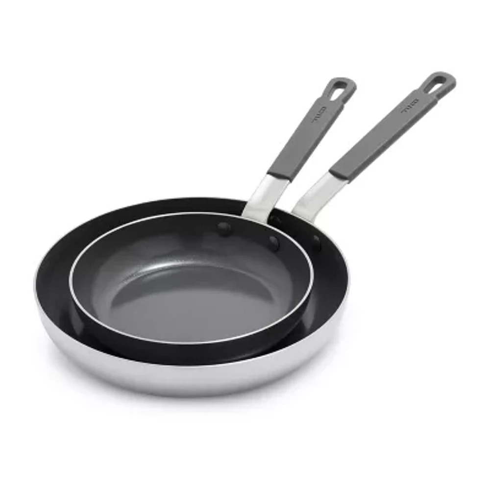 Bobby Flay Stainless Steel 2-pc. Frypan Set