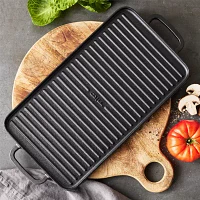 Bobby Flay Cast Iron 20X10 Double Burner Griddle