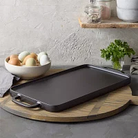 Bobby Flay Cast Iron 20X10 Double Burner Griddle