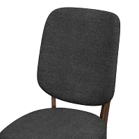 Breuer Mid-Century Modern Armless Dining Chairs Linen -Set of 2