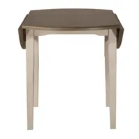 Hillsdale House Clarion Round Wood-Top Dining Table