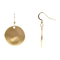 Bold Elements Round Drop Earrings