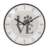 Westclox 10" Paw Print Wall Clock