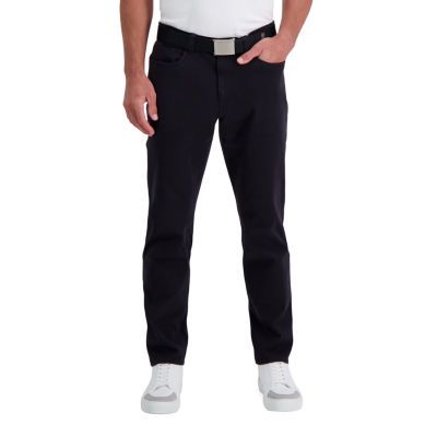 Haggar® The Active Series™ City Flex Cotton Traveler Mens Straight Fit Flat Front Pant