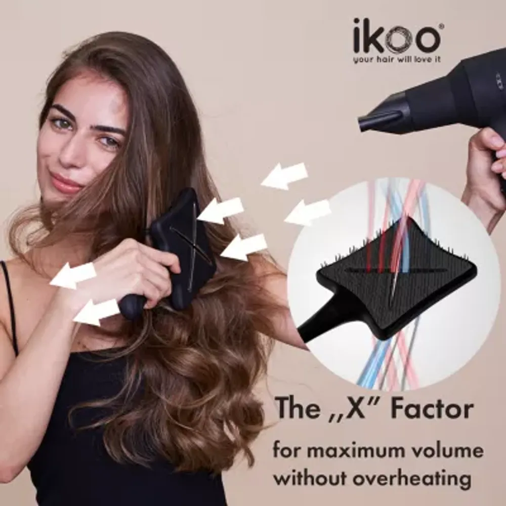Ikoo Paddle X Pops Pink Hair Brush Brush