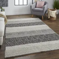Weave And Wander Genet Solid Flatweave Indoor Rectangle Area Rugs