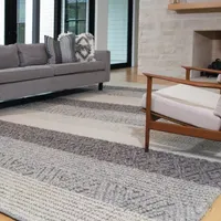 Weave And Wander Genet Solid Flatweave Indoor Rectangle Area Rugs