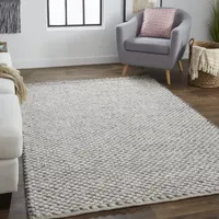 Weave And Wander Genet Solid Flatweave Indoor Rectangle Accent Rugs