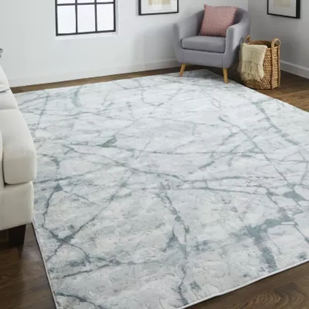 Weave And Wander Halton Abstract Machine Made Indoor Rectangle Area Rugs