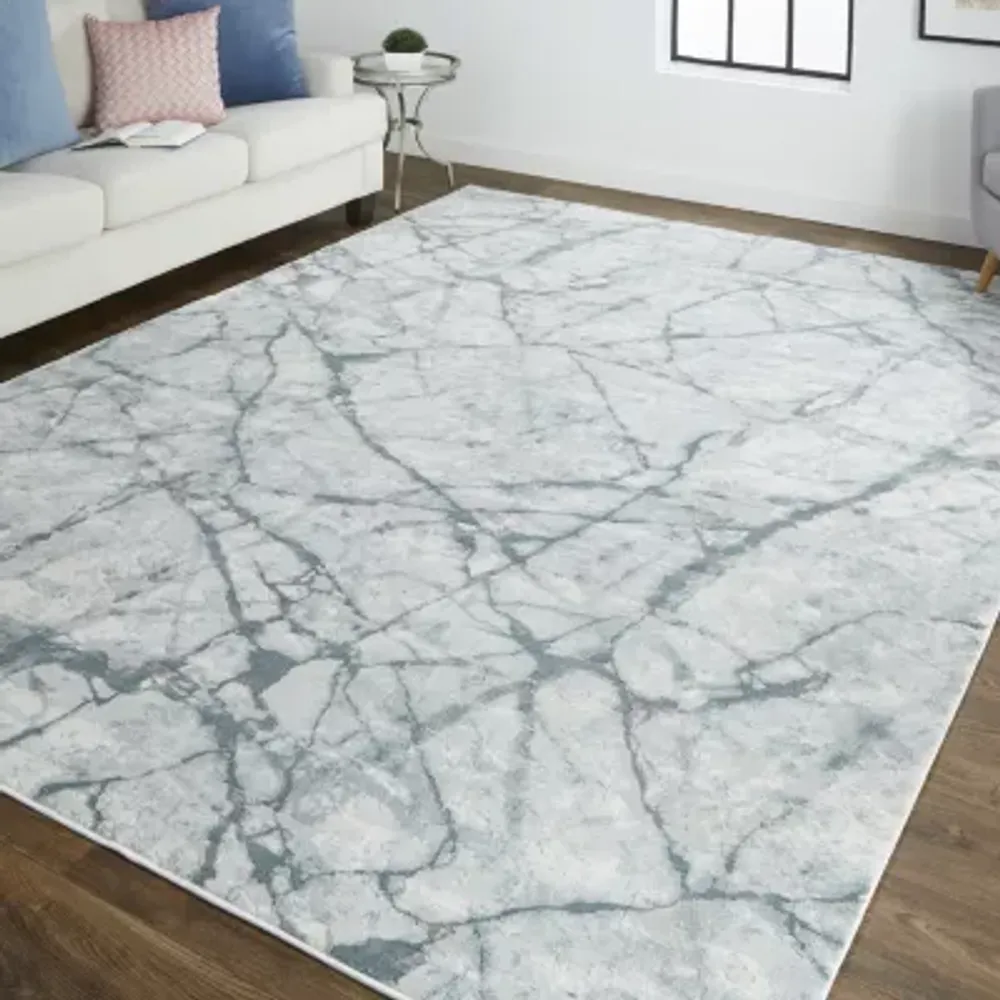 Weave And Wander Halton Abstract Machine Made Indoor Rectangle Area Rugs