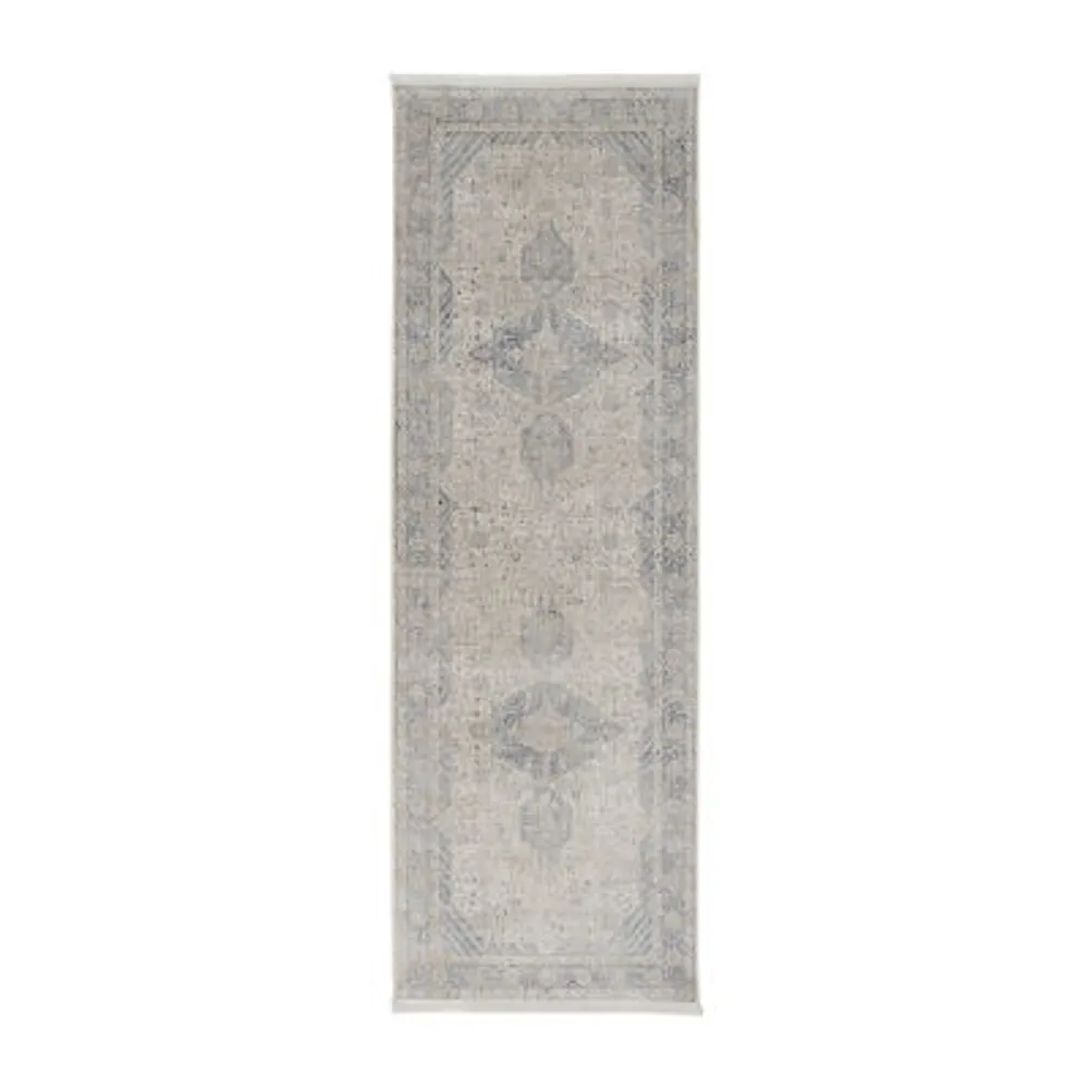 Weave And Wander Gilford Medallion Machine Made Indoor Rectangle Runners