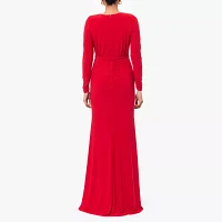 DJ Jaz Womens Long Sleeve Evening Gown