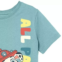 Xtreme Toddler Boys Crew Neck Short Sleeve Paw Patrol Graphic T-Shirt