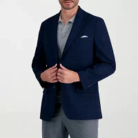 Haggar Mens Plaid Stretch Fabric Modern Fit Sport Coat