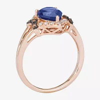 Le Vian® Ring featuring Blueberry Tanzanite® Nude Diamonds™ , Chocolate Diamonds®  set 14K Strawberry Gold®