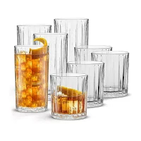 Joyjolt Stella Crystal - 14.2 Oz - Set Of 4 Highball Glasses