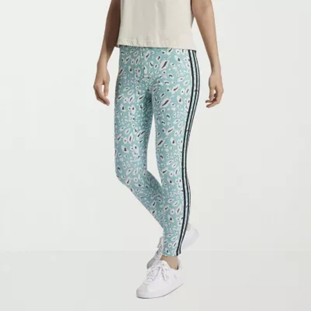 adidas Essentials 3 Stripe Animal Print Legging