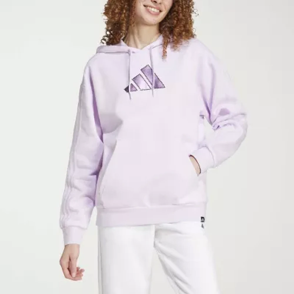 adidas Rhinestone Logo Hoodie