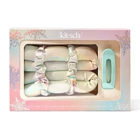 Kitsch Xl Satin Heatless Curl & Flat Lay Claw Clip 4-pc. Hair Goods Set