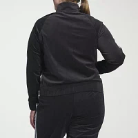 adidas Y2K Glam Velour Track Jacket (Plus Size)