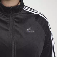 adidas Y2K Glam Velour Track Jacket (Plus Size)