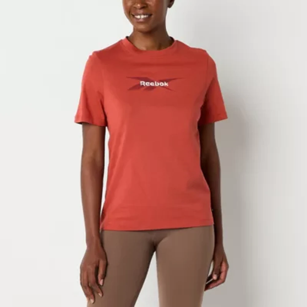 Reebok Womens Crew Neck Short Sleeve T-Shirt