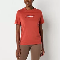 Reebok Womens Crew Neck Short Sleeve T-Shirt