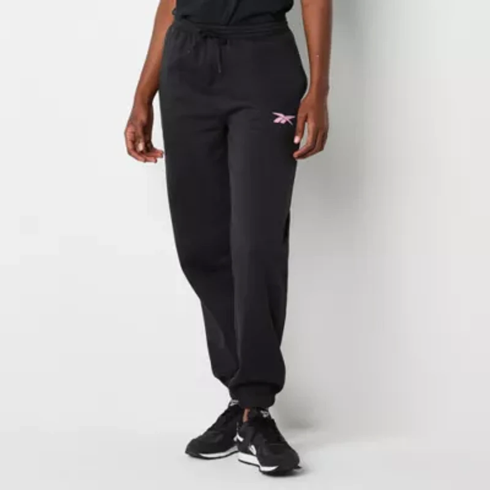 Reebok Womens Fleece Mid Rise Jogger Pant