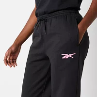 Reebok Womens Fleece Mid Rise Jogger Pant