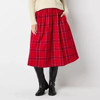 St. John's Bay Womens Long Flared Skirt