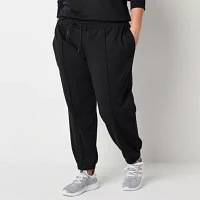 Xersion Womens Mid Rise Plus Jogger Pant