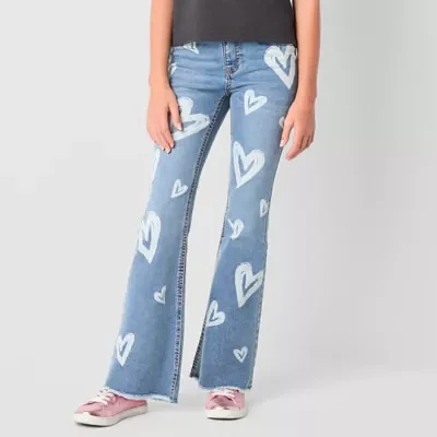 Vanilla Star Big Girls High Rise Flare Leg Jean