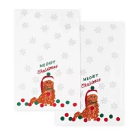 North Pole Trading Co. Meowy Christmas 4-pc. Kitchen Towel