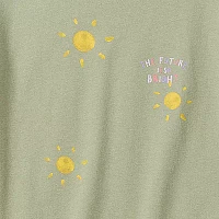 Okie Dokie Toddler & Little Girls Round Neck Long Sleeve Graphic T-Shirt