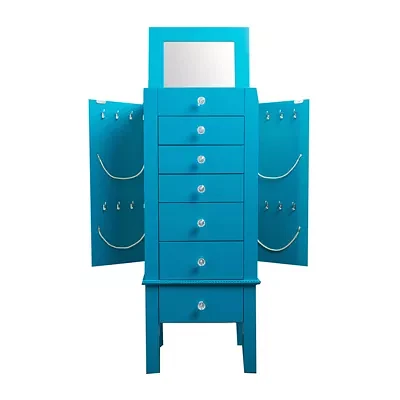 Hives and Honey Hannah Turquoise Jewelry Armoire