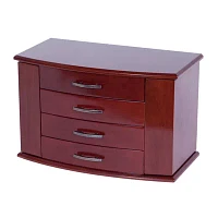 Mele and Co Sutton Walnut-Finish Jewelry Box