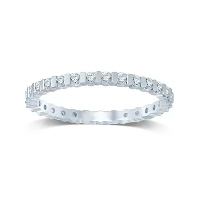 CT.T.W. Natural Diamond 14K White Gold Eternity Band