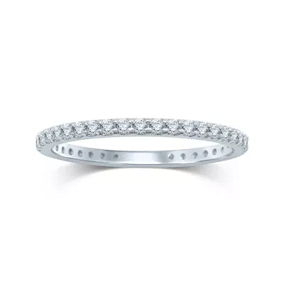 CT.T.W. Natural Diamond 14K White Gold Eternity Band