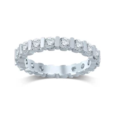 CT.T.W. Natural Diamond 14K White Gold Eternity Band