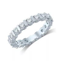 CT.T.W. Natural Diamond 14K White Gold Eternity Band