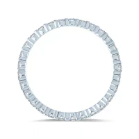 1 CT.T.W. Natural Diamond 14K White Gold Eternity Band