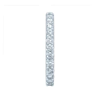 1 CT.T.W. Natural Diamond 14K White Gold Eternity Band