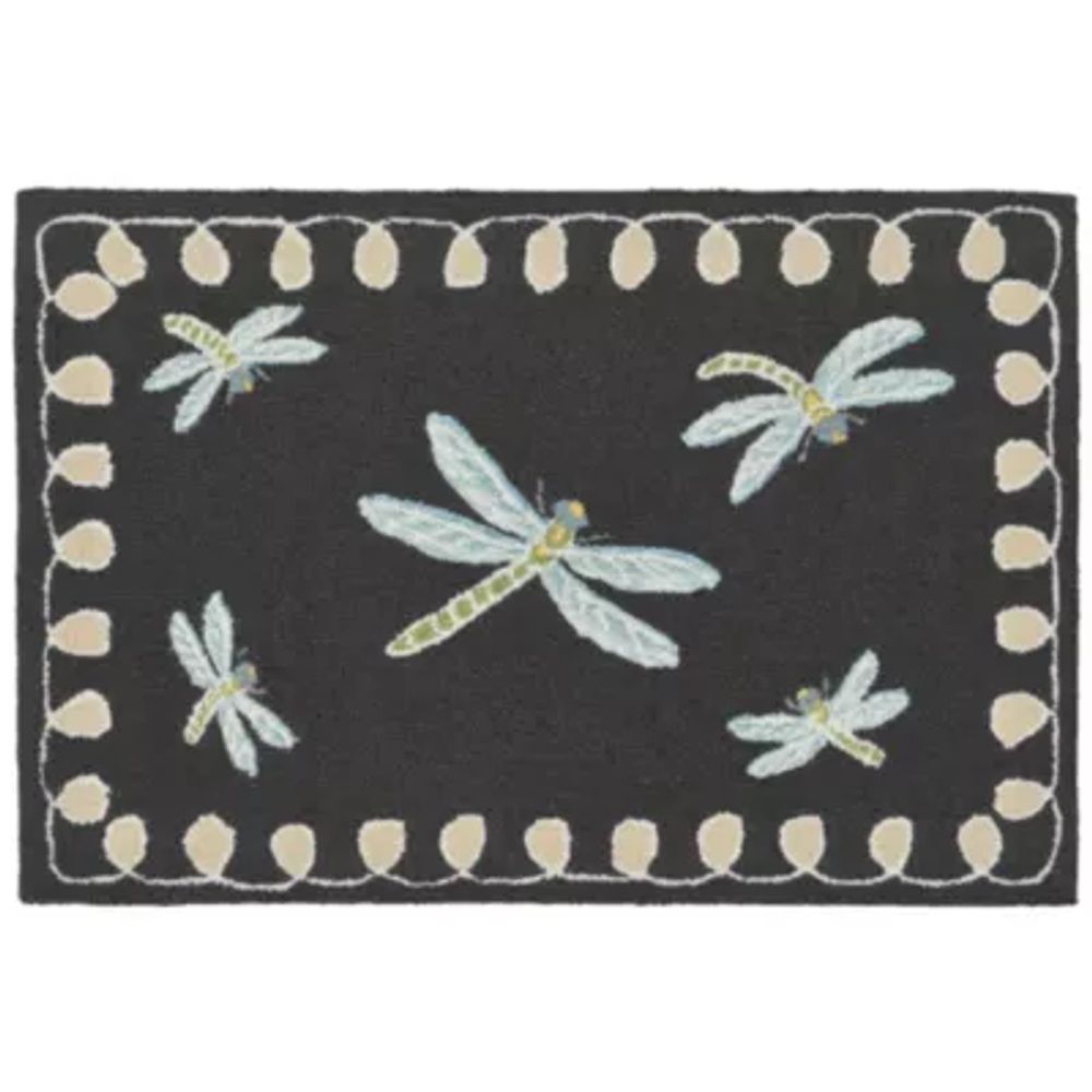 Liora Manne Frontporch Dragonfly Indoor/Outdoor Rug