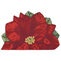 Liora Manne Frontporch Poinsettia Indoor/Outdoor Rug