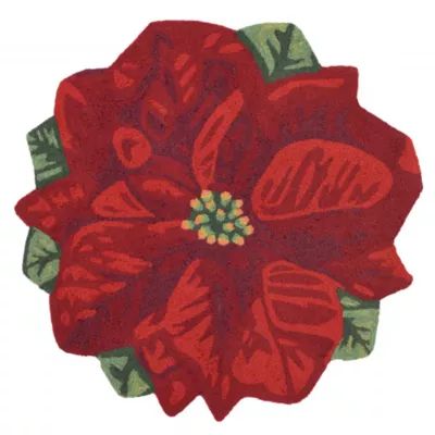 Liora Manne Frontporch Poinsettia Indoor/Outdoor Rug