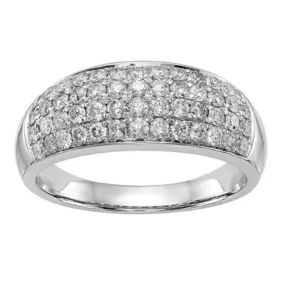 7.5MM 1 CT. T.W. Natural White Diamond 14K Gold Anniversary Band